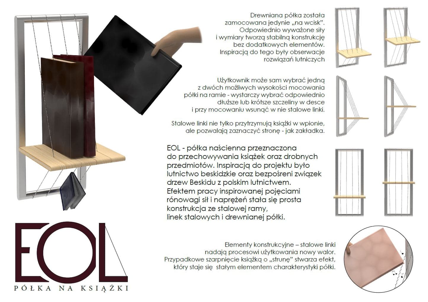 Eol – półka naścienna - zdjęcie 2