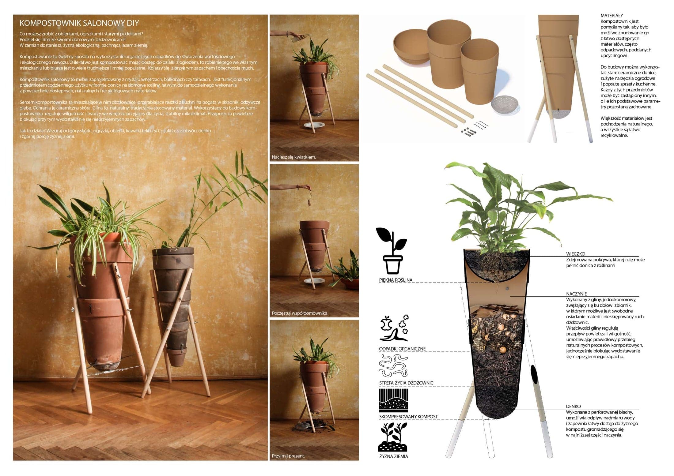 Kompostownik Salonowy DIY - zdjęcie 2