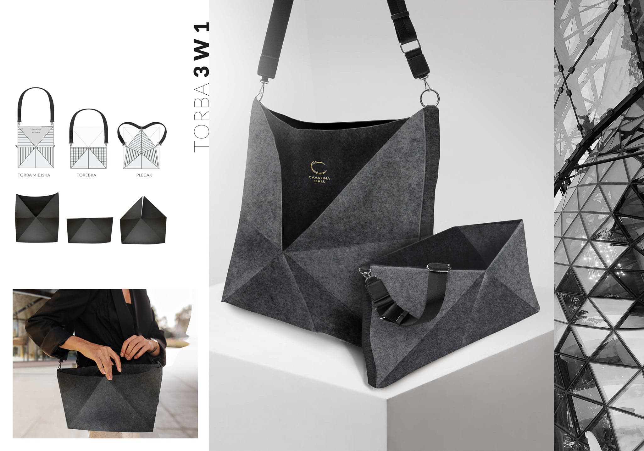 Miejska Torba 3 w 1 - zdjęcie 2