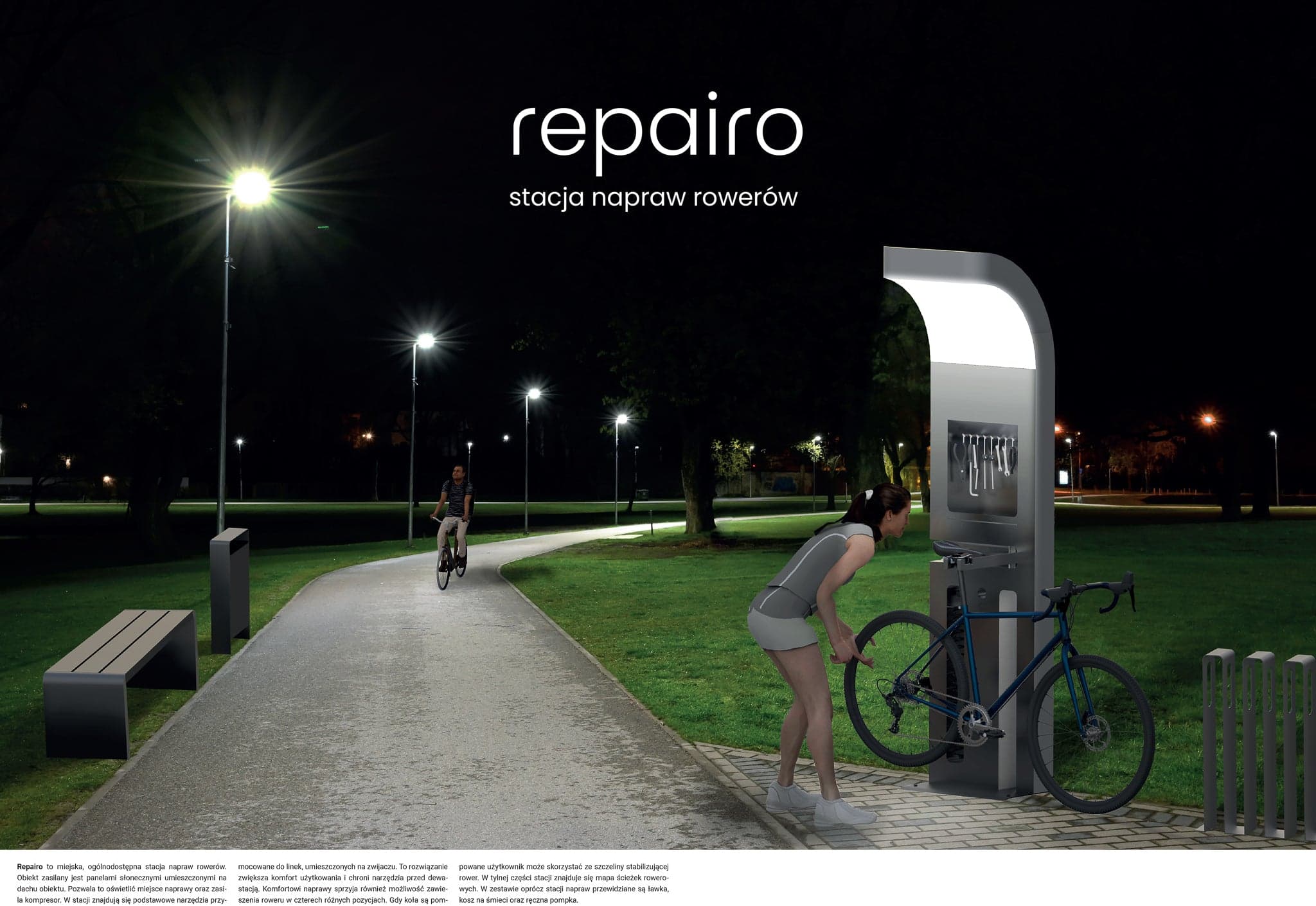 Repairo – miejska stacja napraw rowerów - zdjęcie 2