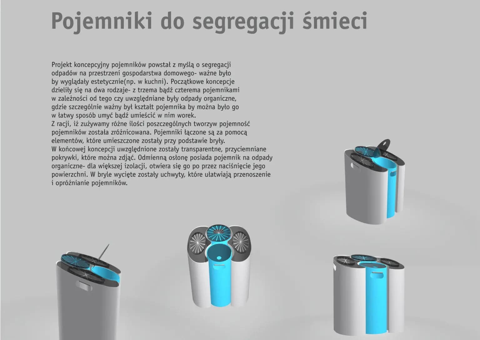 Pojemnik do segregacji odpadów