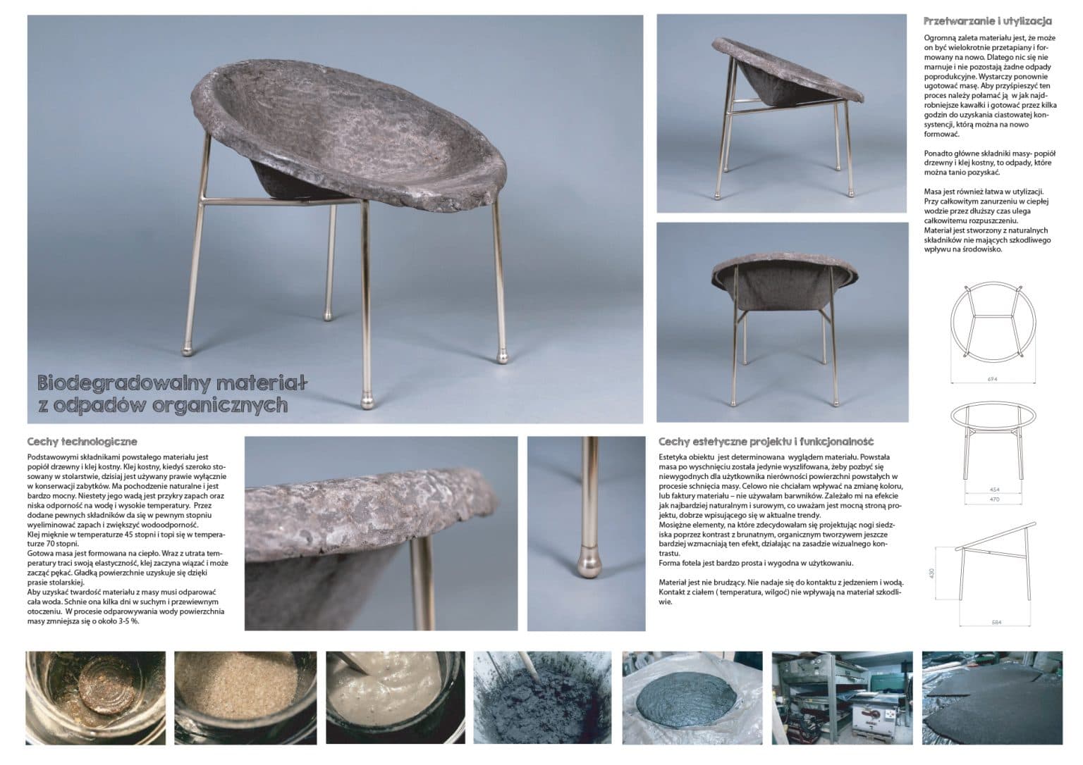 Biodegradowalny materiał z odpadów organicznych - zdjęcie 2