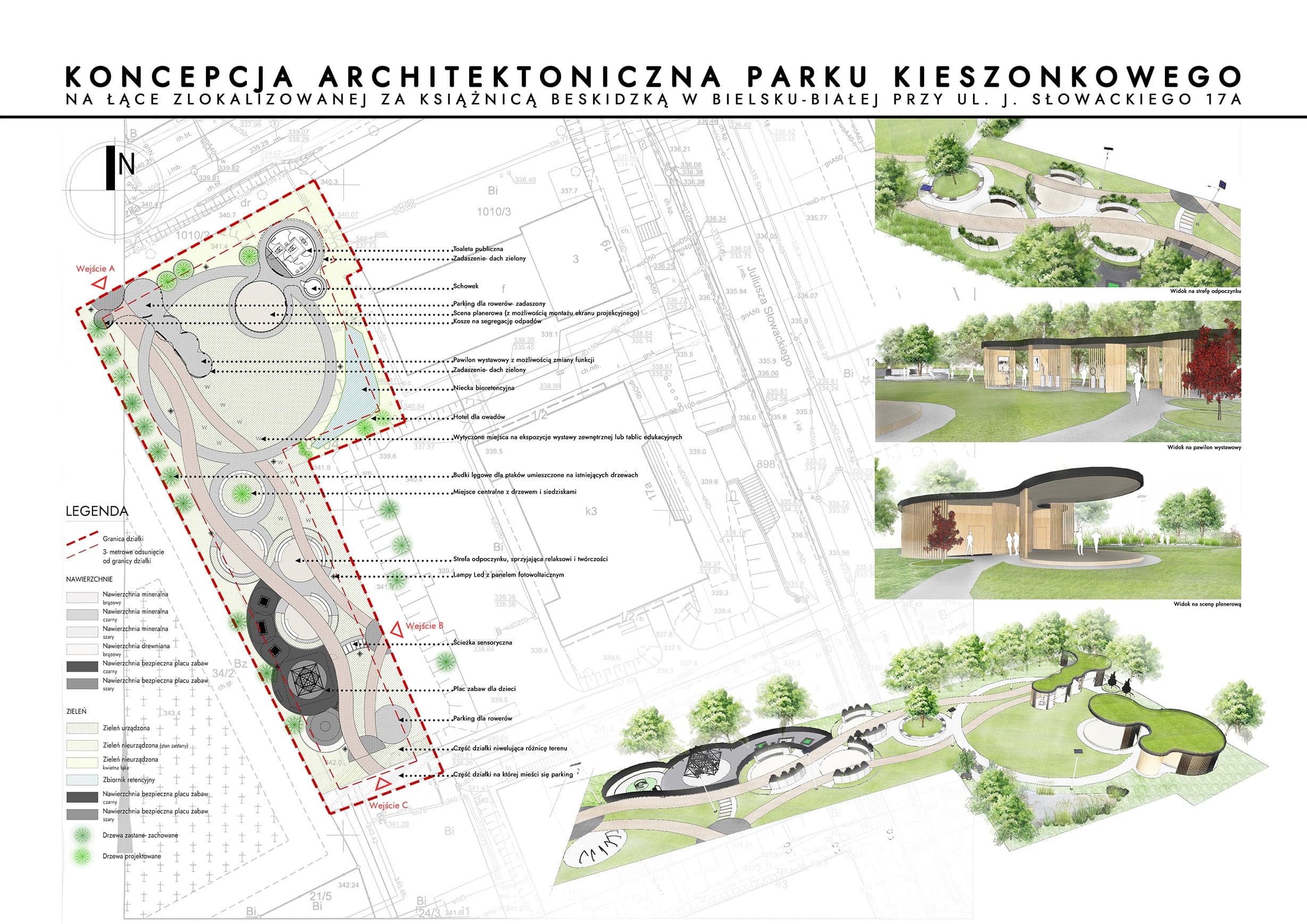 KONCEPCJA ARCHITEKTONICZNA PARKU KIESZONKOWEGO - zdjęcie 2