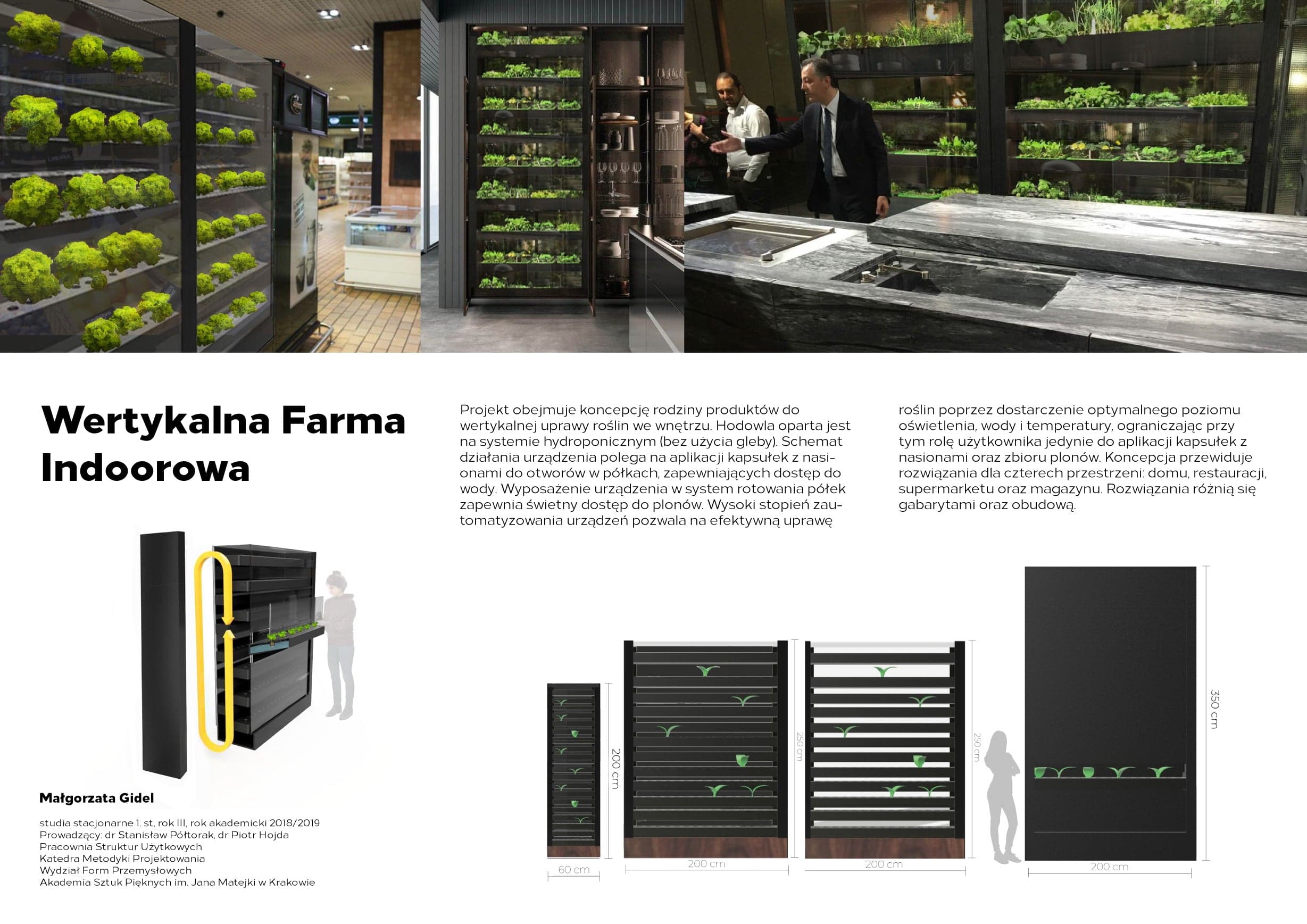 Koncepcja rodziny produktów do wertykalnej hodowli roślin. - zdjęcie 2