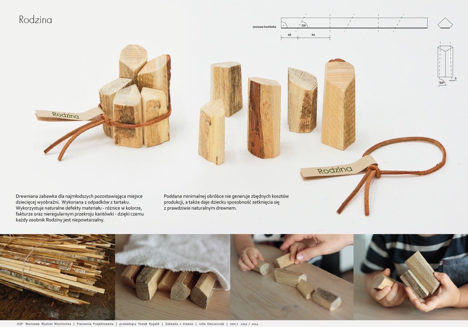 Rodzina – drewniane zabawki dla dzieci - zdjęcie 2