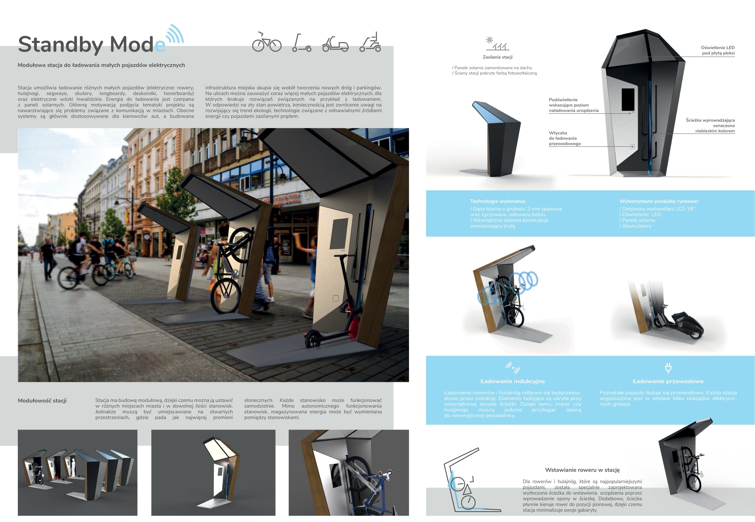 Standby Mode. Modułowa stacja do ładowania małych pojazdów elektrycznych - zdjęcie 2