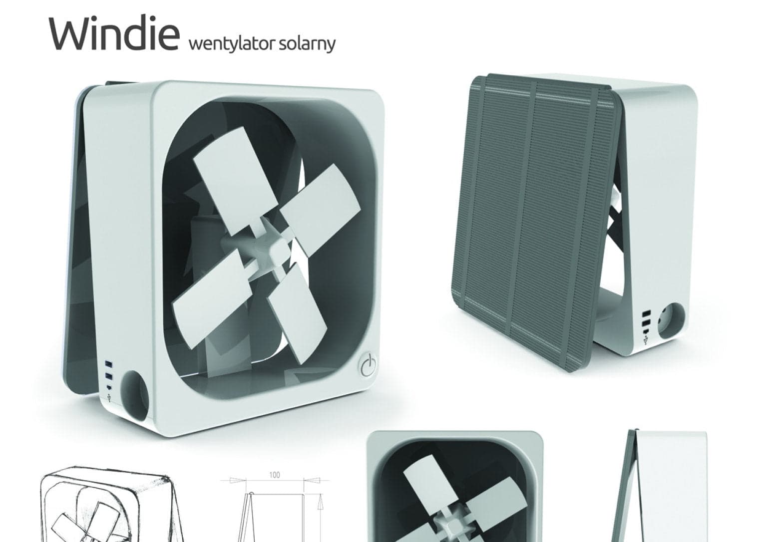 WINDIE wentylator solarny - zdjęcie 2