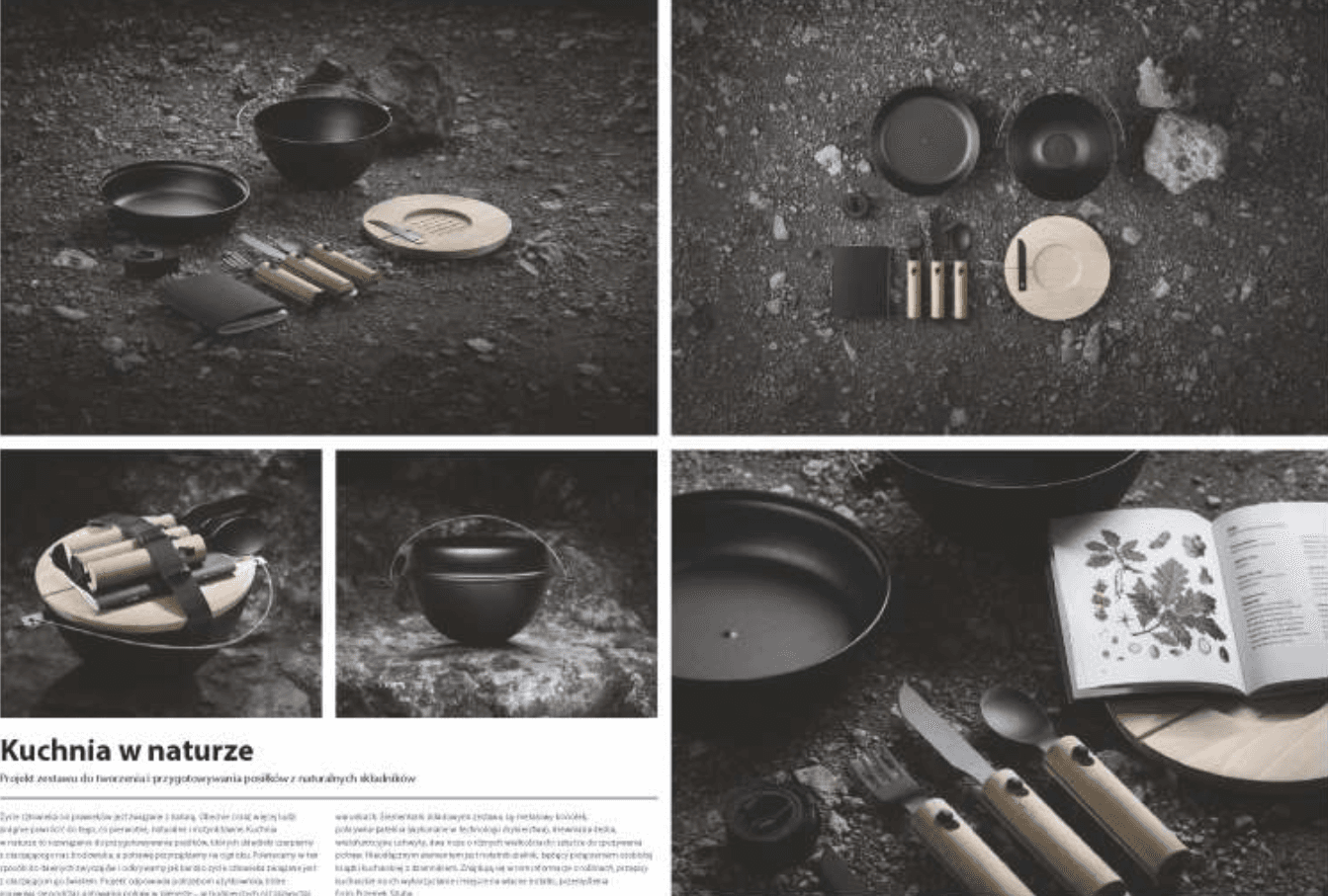 Kuchnia w naturze. Projekt zestawu naczyń do tworzenia i przygotowania posiłków - zdjęcie 2